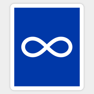 Métis Flag, Metis Symbol, Métis Indigenous #5 Sticker